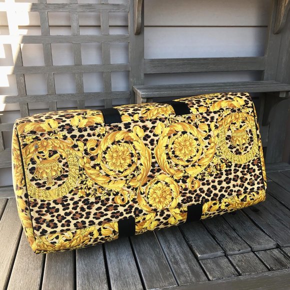 Versace Baroque Cheetah Duffle Bag - Picture 9 of 14